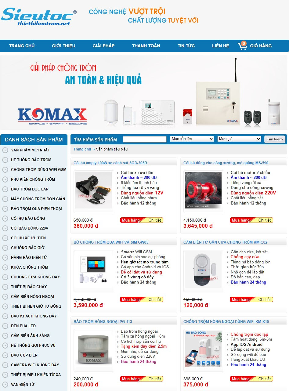 Lý do nên thiết kế website bán chuông báo động